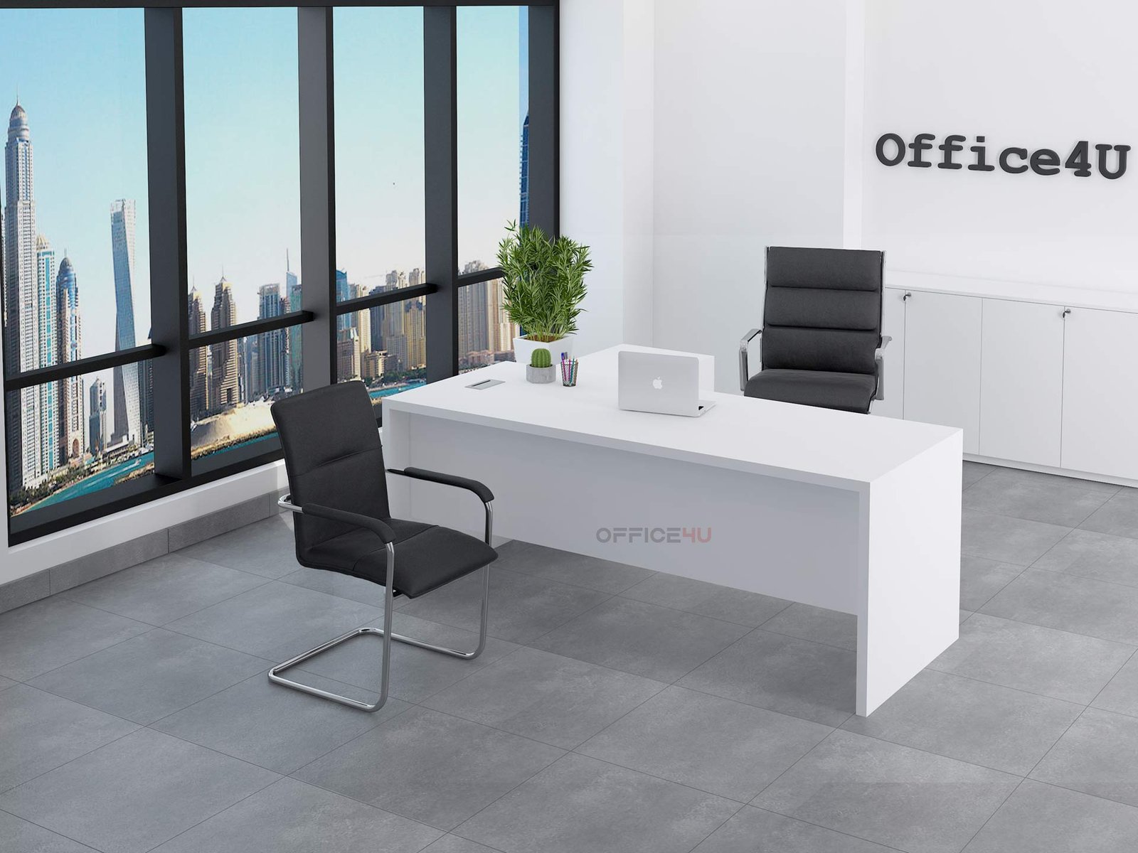 Calme Executive Desk 2 Calme-Executive-desk-white