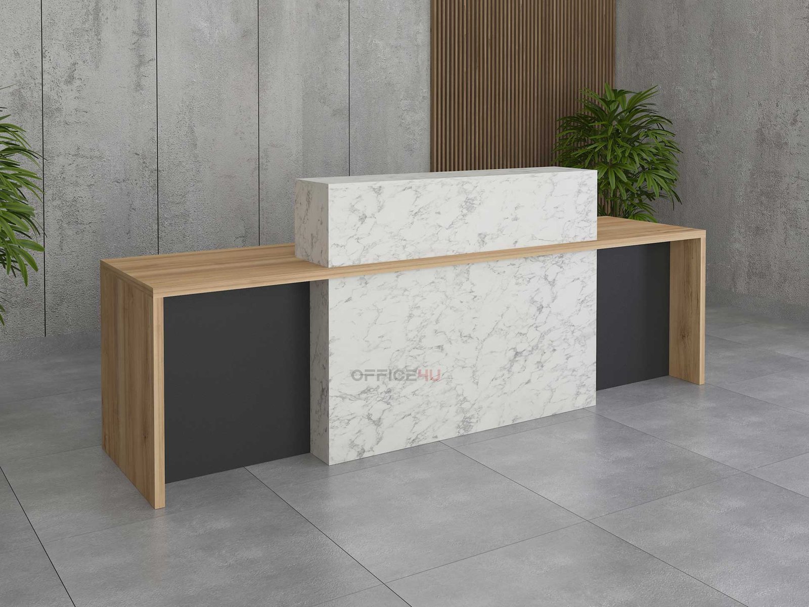 Fornido Reception Desk 1 Fornido Reception Desk - Modern Custom Made Office Reception Desks in Dubai, UAE