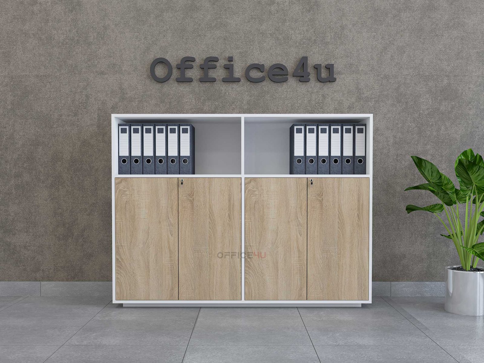 Aimee Series Medium Height 4D Cabinet 1 Aimee Series Medium Height 4D Cabinet - Office Furniture in Dubai