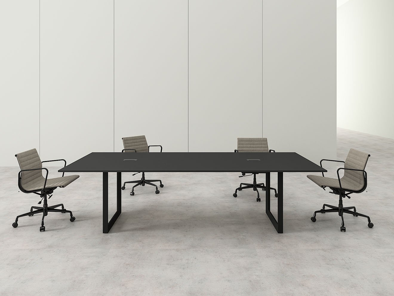 Mas Series Conference Table S2 | Black Base | Office Meeting Table Dubai 4 Mas Series Conference Table S2 | Black Base | Office Meeting Table Dubai - Image 4