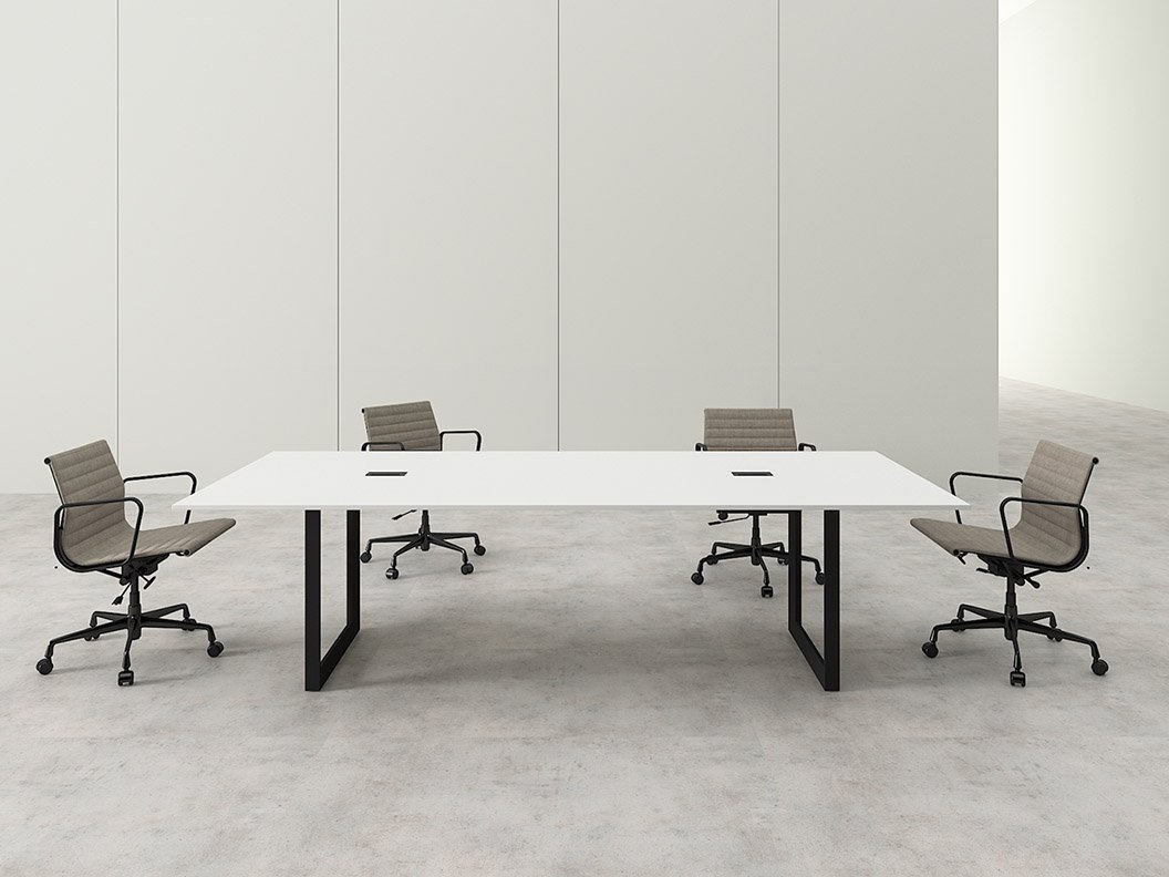 Mas Series Conference Table S2 | Black Base | Office Meeting Table Dubai 3 Mas Series Conference Table S2 | Black Base | Office Meeting Table Dubai - Image 3