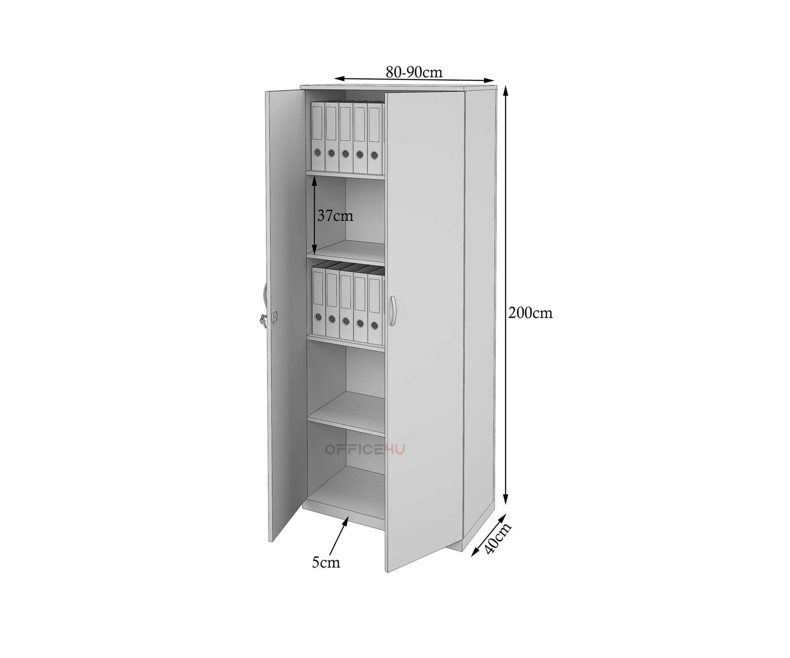 Mossis Series Full Height 2D Cabinet 7 Mossis Series Full Height 2D Cabinet - Image 7