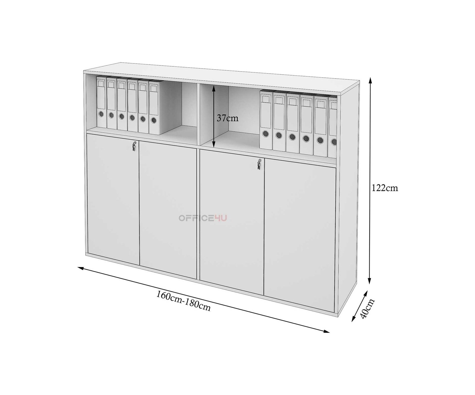 Aimee Series Medium Height 4D Cabinet 7 Aimee-series-Medium-Height-4D-Cabinet-back-view