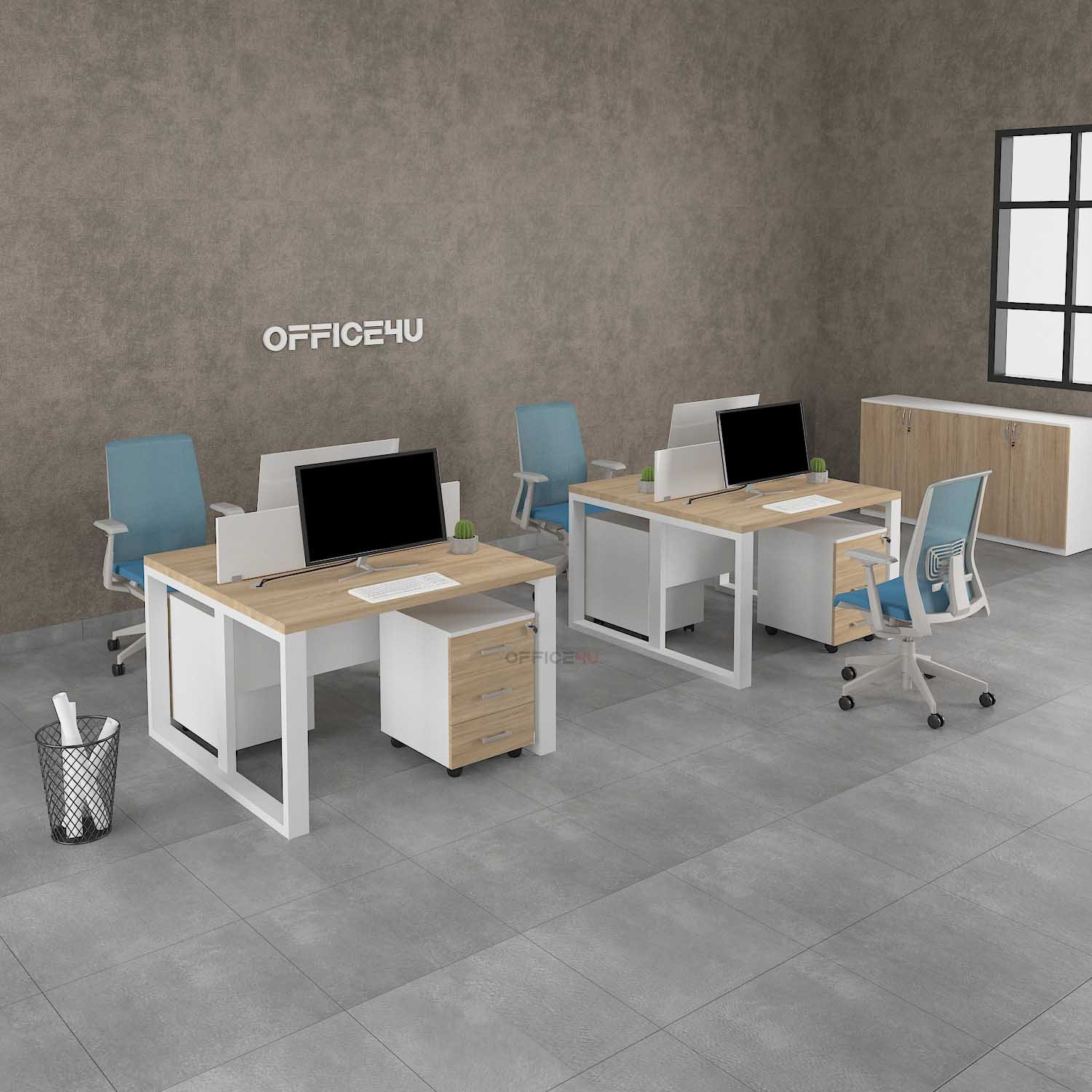 Amer Series 2 Cluster Face to Face Workstation Desk 1 workstation-desk-dubai