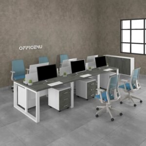 Amer Series 6 Cluster Workstation Desk