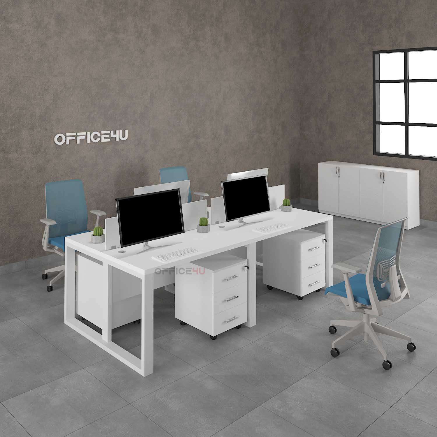 Amer Series 4 Cluster Workstation Desk 1 4-cluster-workstation-desk