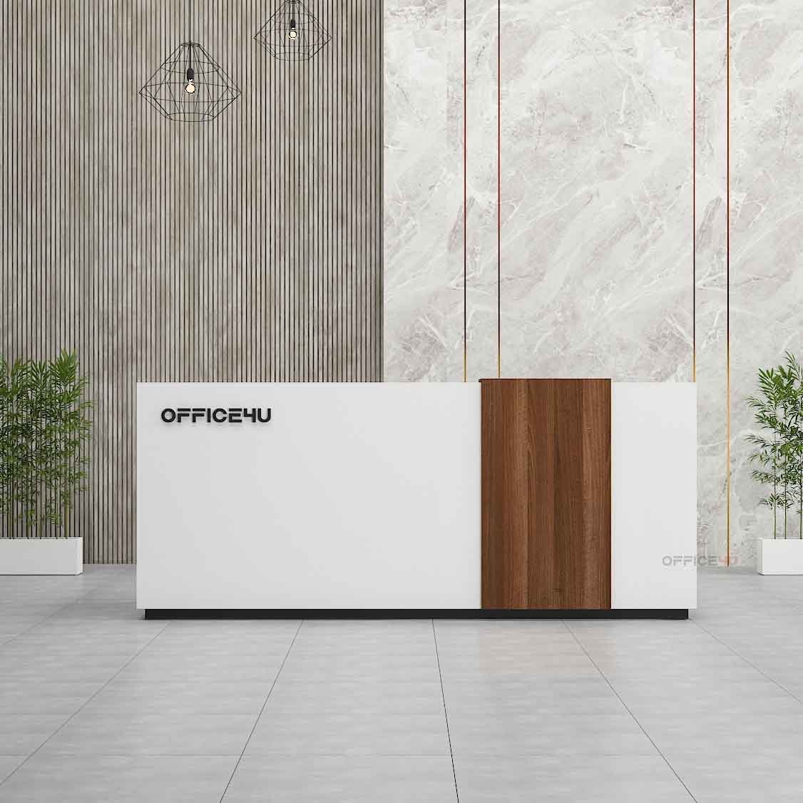 Nira Reception Desk 1 Rectangular-Wood-Reception-Desk