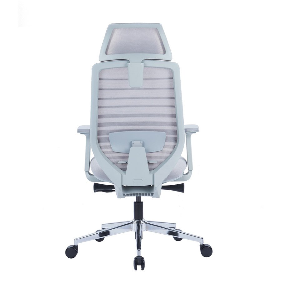 Arrow High Back Ergonomic Chair With a grey nylon fiberglass body 3 Arrow High Back Ergonomic Chair With a grey nylon fiberglass body - back