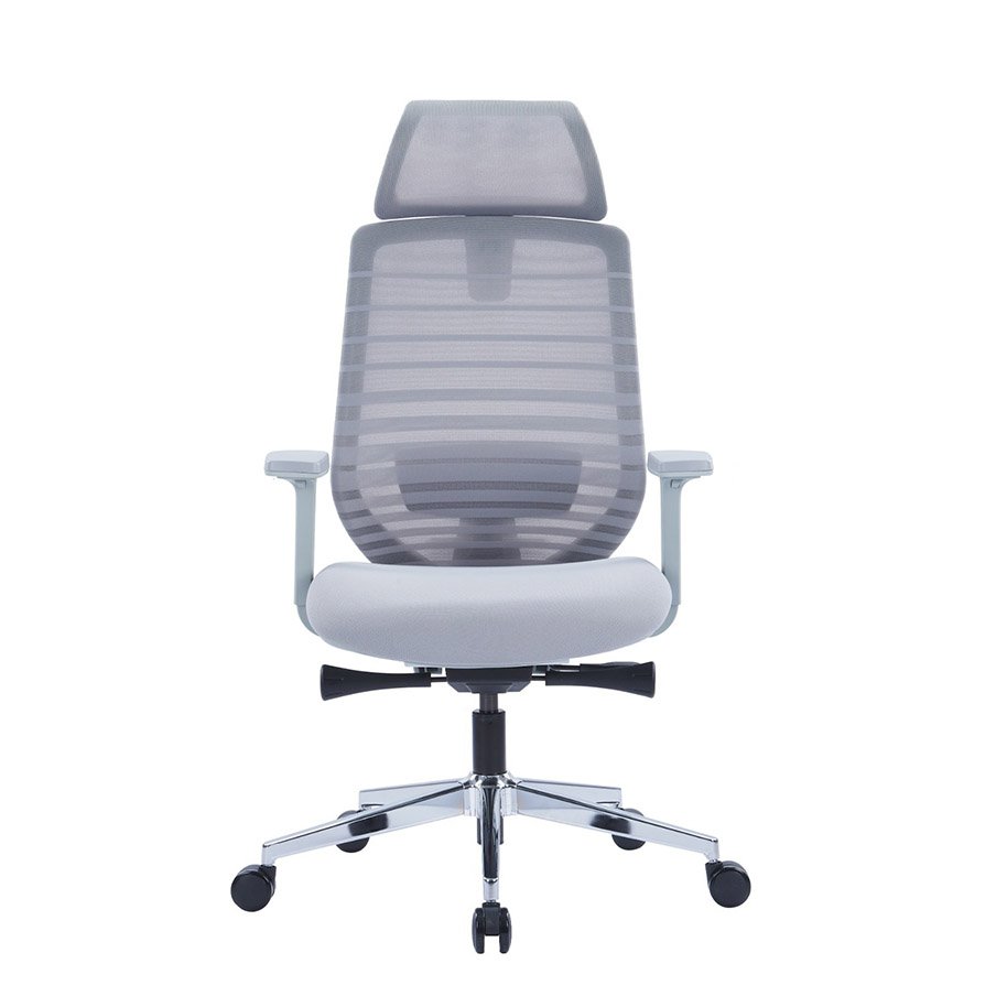 Arrow High Back Ergonomic Chair With a grey nylon fiberglass body 2 Arrow High Back Ergonomic Chair With a grey nylon fiberglass body - front