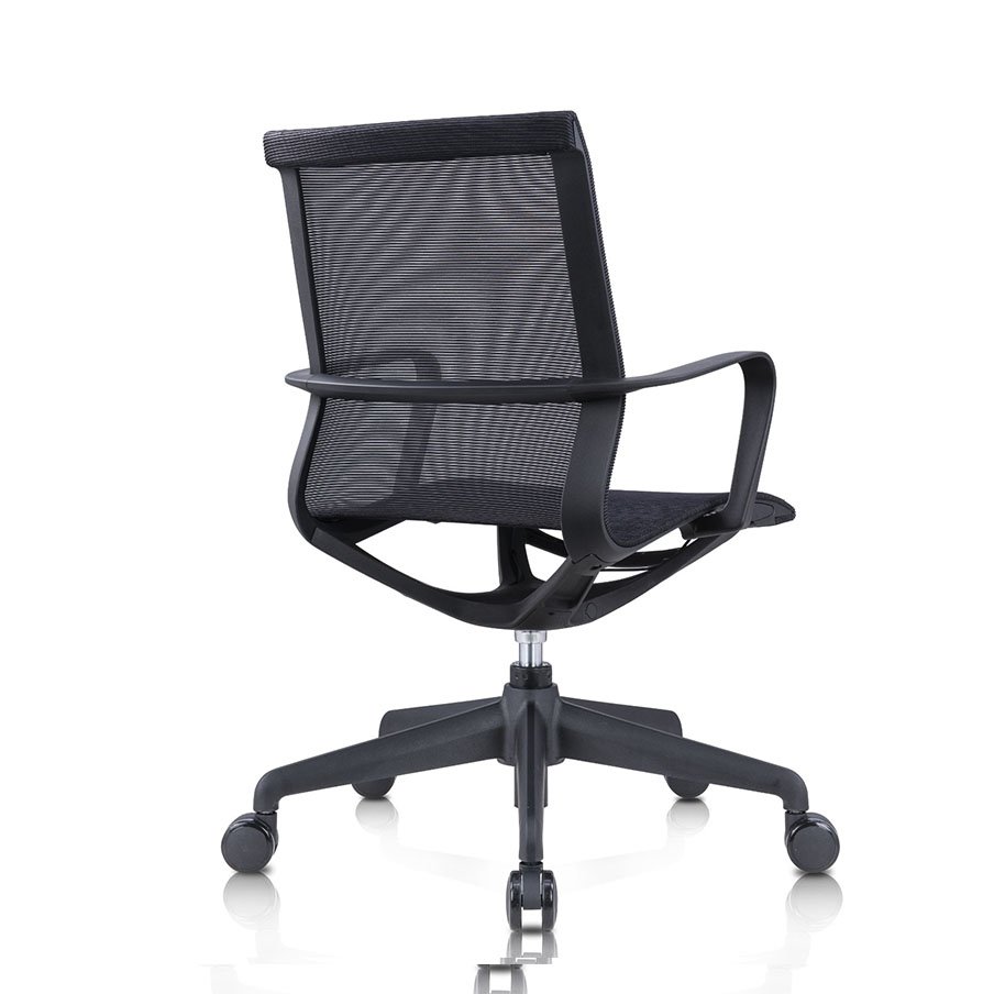 Bay Meeting Chair (Black) with glass fiber frame 3 Bay Meeting Chair Black