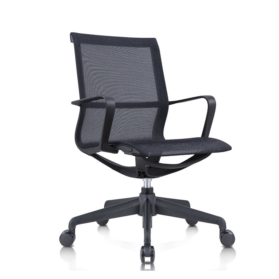 Bay Meeting Chair (Black) with glass fiber frame 1 Bay Meeting Chair Black with glass fiber frame