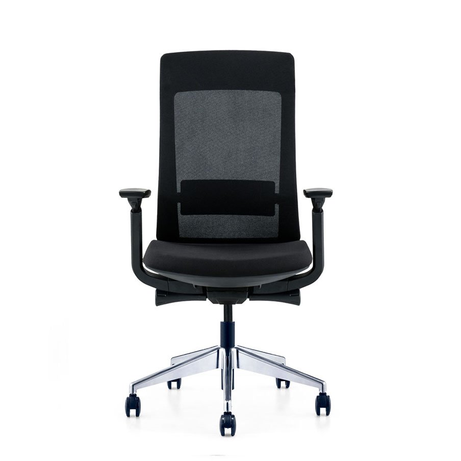 Exotic Operator Chair Black 2 Exotic Operator Chair Black - front