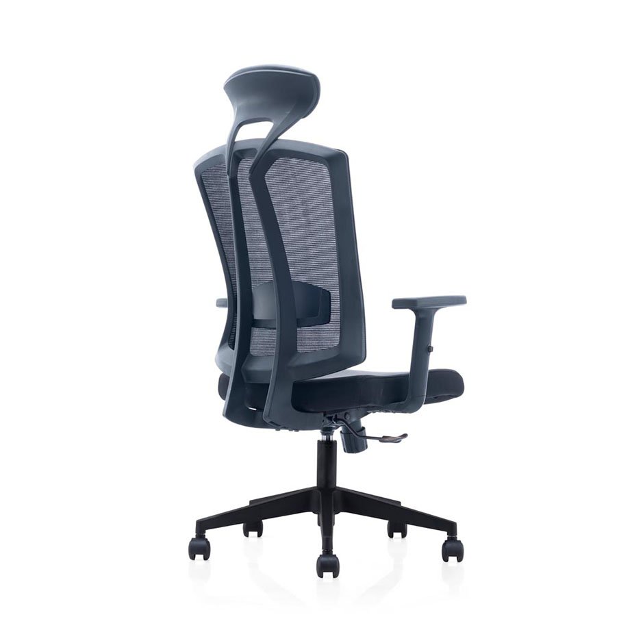 Macro Chrome Base Ergonomic Chair With Fixed Headrest 3 Macro Chrome Base Ergonomic Chair With Fixed Headrest - back