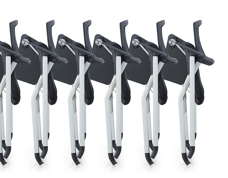 Lagos Black Foldable Training Chair With Writing Pad 8 lagos foldable chair