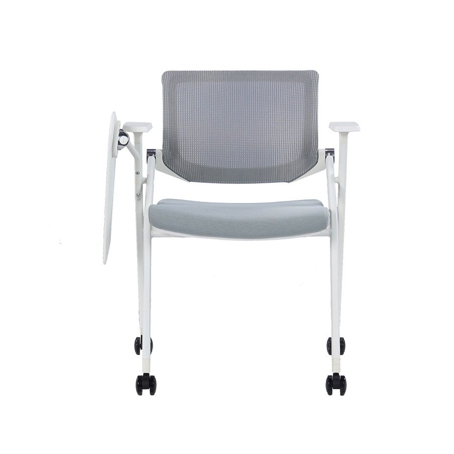 Lagos Training Chair with Wheels | White | Educational Chair 2 Training Chair with Wheels and writing pad