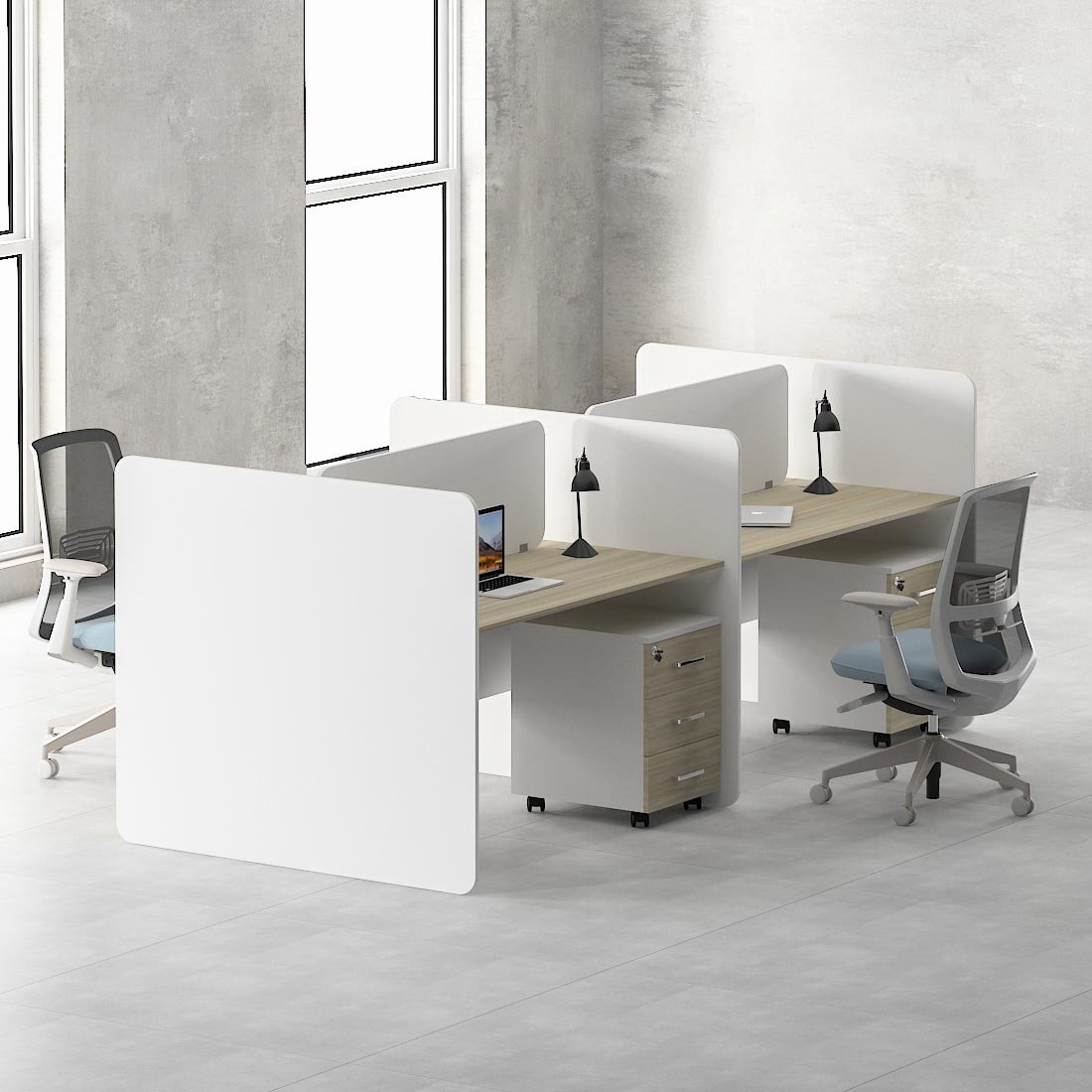 Nexus 4 Person Workstation Desk 2 4 person workstation desks