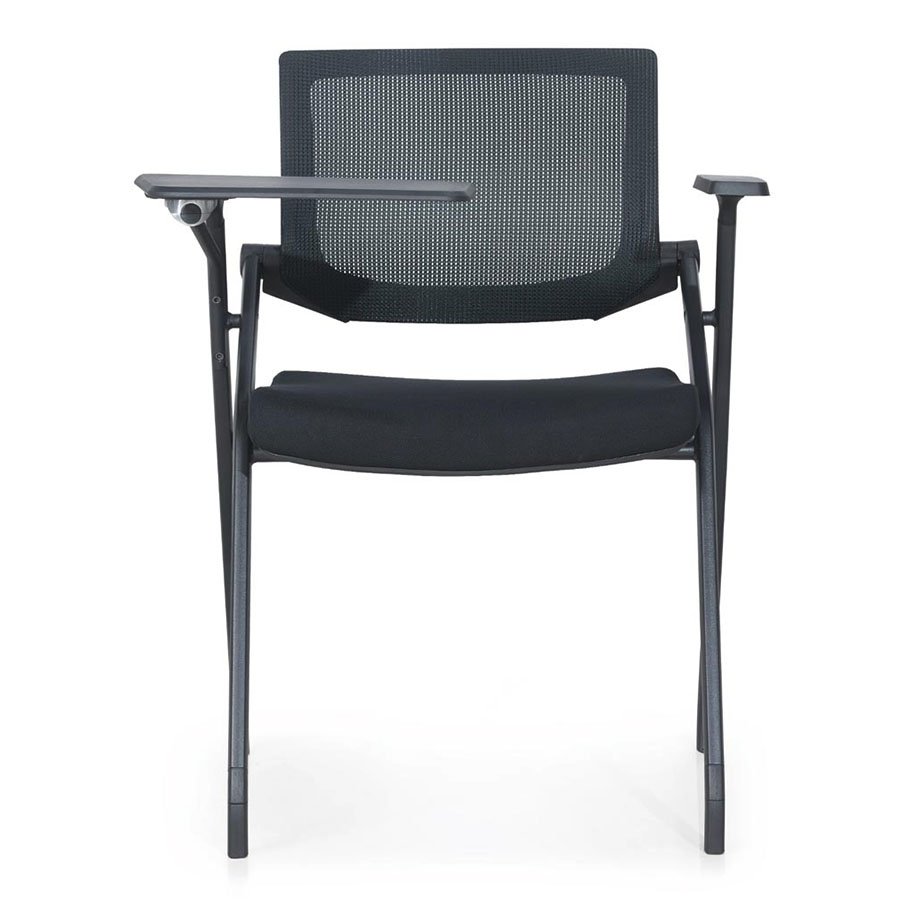 Lagos Black Foldable Training Chair With Writing Pad 3 Foldable Training Chair with writing pad, foldable leg
