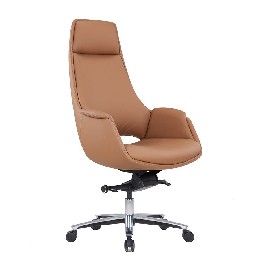 Apex luxury Brown Leather Executive Chair - High Back 1 brown leather executive chair
