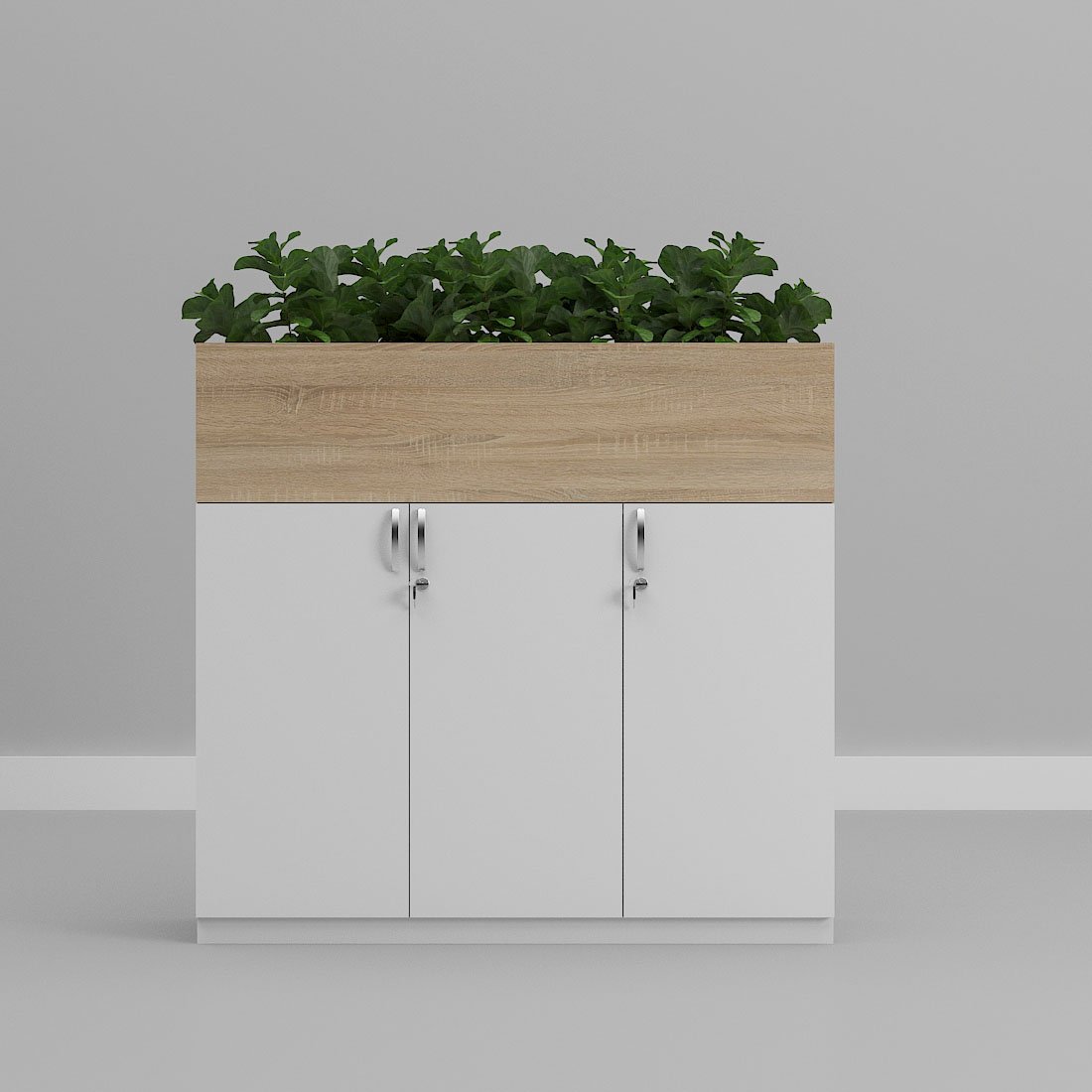Spirit Planter Cabinet for office with Low height Filing Cabinet 2 planter cabinet dubai
