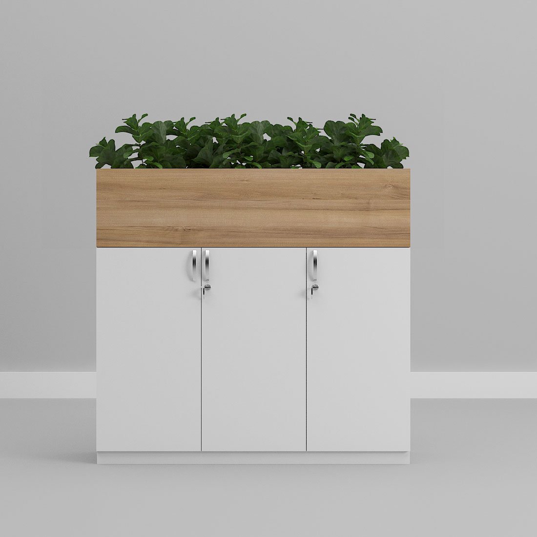 Spirit Planter Cabinet for office with Low height Filing Cabinet 1 planter cabinet for office