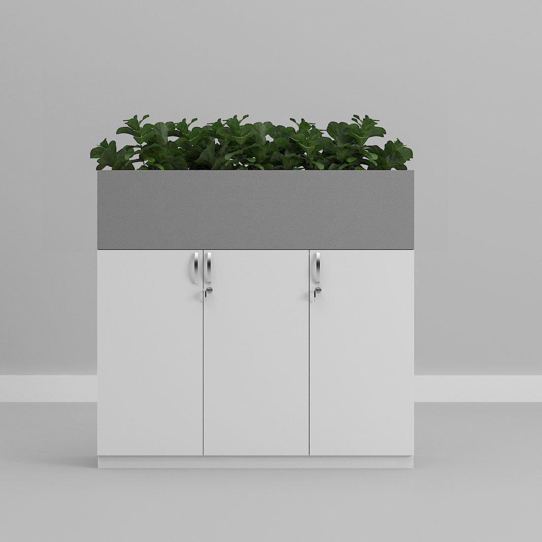 Spirit Planter Cabinet for office with Low height Filing Cabinet 3 office planter cabinet