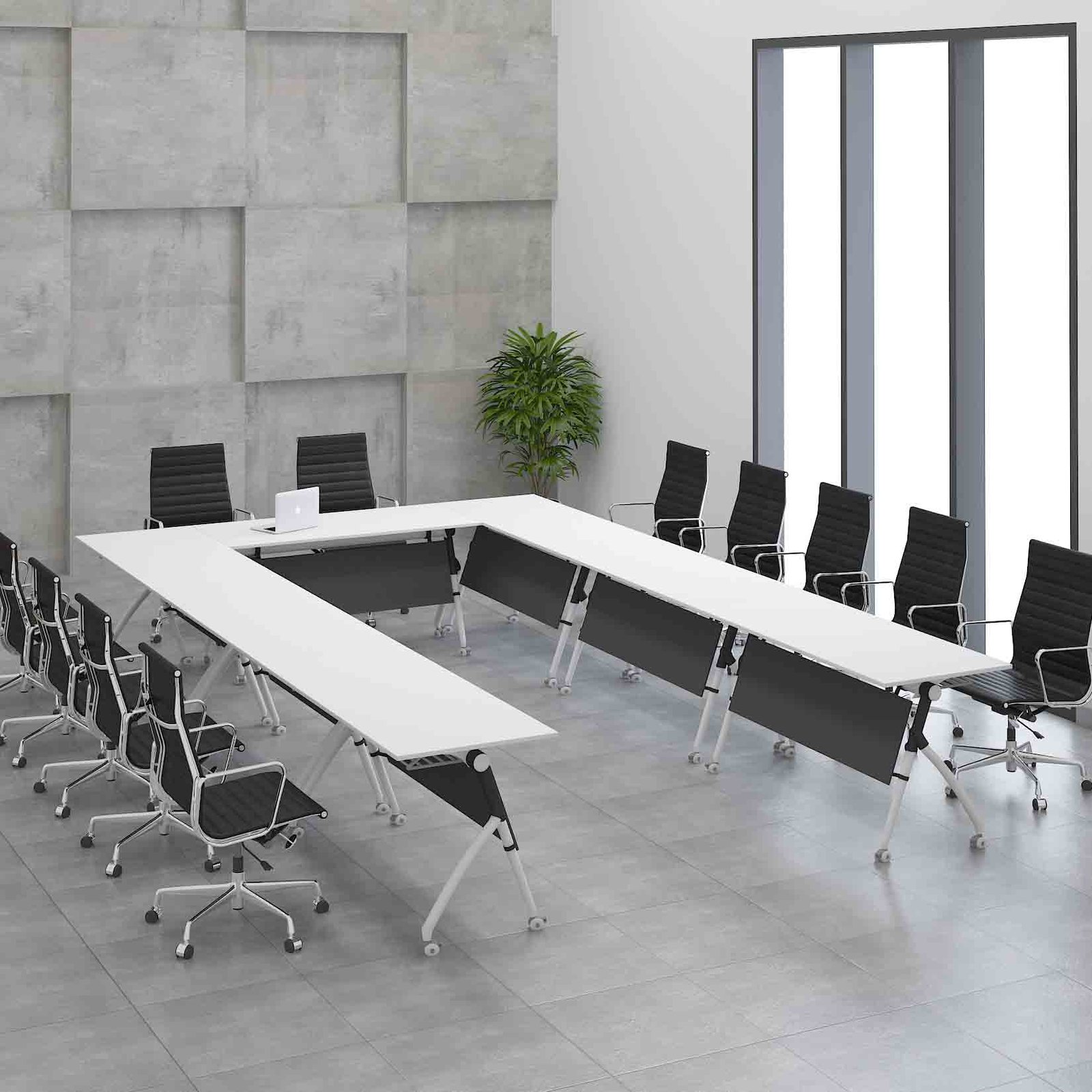 A- Series Foldable Training Desk 2 Foldable Office Table